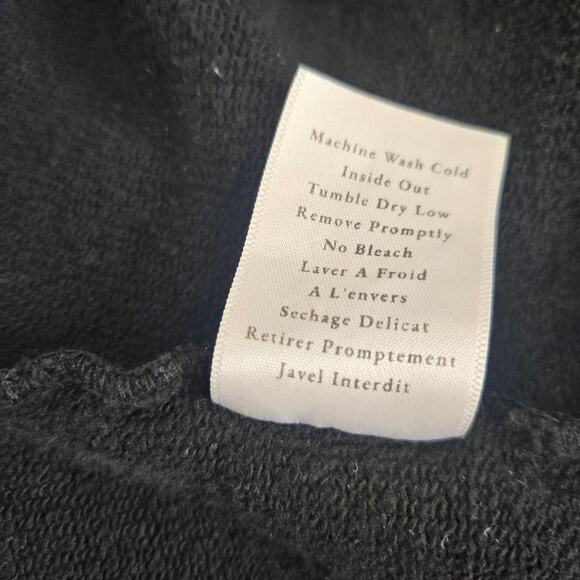 Frank & Eileen Izzie Sweatshirt Party Dress Black Quiet Luxury Women Medium - Picture 13 of 13